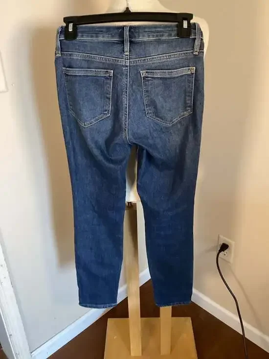 Athleta SCULPTEK Denim Skinny Jeans Medium Wash Blue Size 0P Petite - Picture 3 of 3